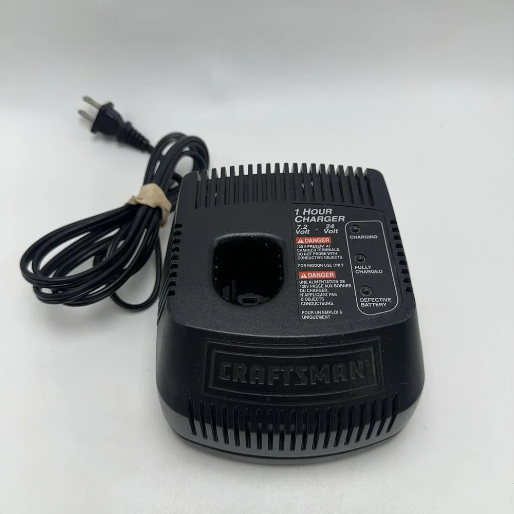 CRAFTSMAN FAST 1 HOUR BATTERY CHARGER 1425301 7.2v 12v 18v 19.2v 24v